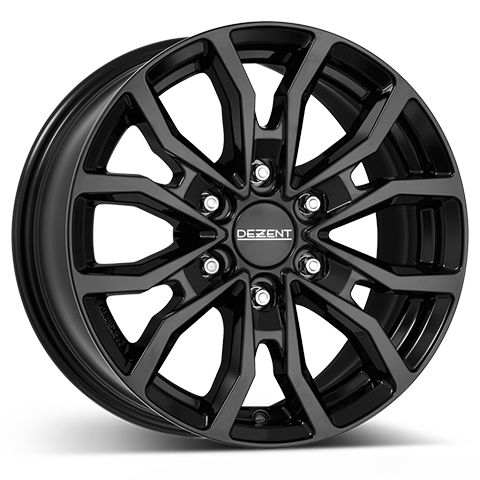DEZENT KC black 8x17 ET20 6/139.7